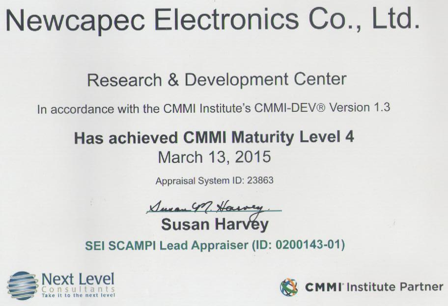 新開普榮獲CMMI L4證書(圖2)